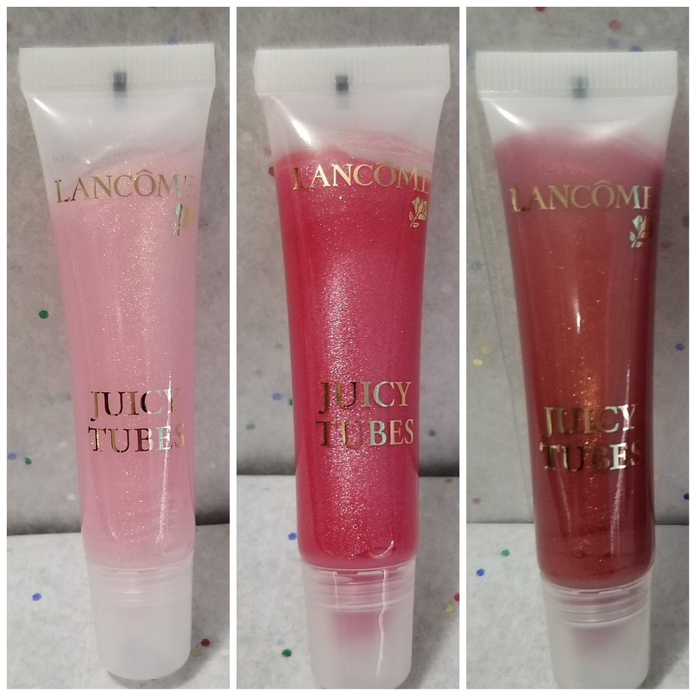 3 FULL SIZE Lancome Juicy Tubes Lip Gloss 💄🛍